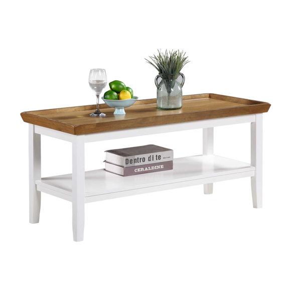 Andover Mills™ Gwen Solid Wood Coffee Table with Storage & Reviews